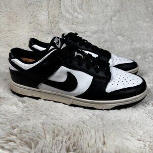 Nike Dunk Low Retro Panda Shoes Mens Size 8.5 Black White Sneakers DD1391-100